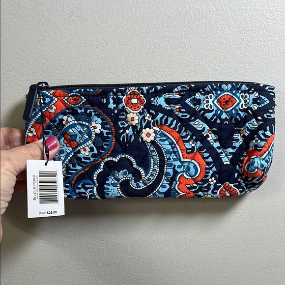 Vera Bradley Marrakesh Zipper Pencil Pouch - Picture 1 of 3